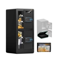7.0 Cu Ft Commercial Biometric Drop Safe - Digital Cash Safe Box with Anti-Fishing Slot & LED Light