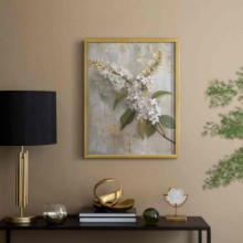 FLORAL Series -Premium Framed Print 14.5 x 18.5