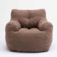 Brown Bean Bag Chair (27.56 in.H X 39.37 in. W X 39.37 in.D)
