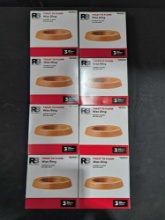 8 Pack of RELIABILT Brown Wax Toilet wax ring