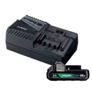 METABO HPT 18V 2.0Ah LITHIUM ION CHARGER AND BATTERY