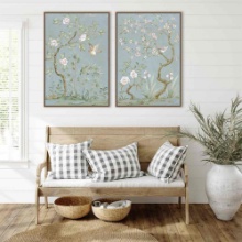 Amanti Art Spring Mural No 1. & No. 2 - 2 Piece by Julia Purinton Framed Canvas Wall Art
