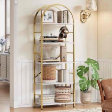 Walsunny 5-Tier Arched Bookshelf