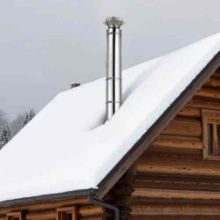VEVOR Double Wall Insulated Chimney Pipe, 6 x 48 inch Stainless Steel