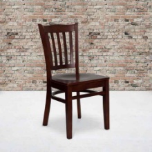 Flash Furniture Restaurant Chair w/ Vertical Slat Back (Set of 2)