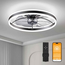 23.6" Smart Ceiling Fan with LED Light