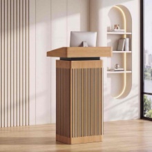 Small Reception Desk, Modern Front Counter Table