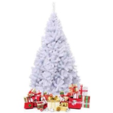 7.5 ft. Unlit Hinged Artificial Christmas Tree Premium Pine Tree 1346 Tips W/Metal Stand