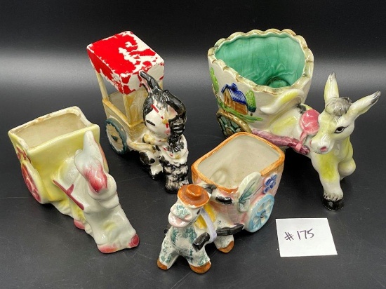 Ceramic Donkeys