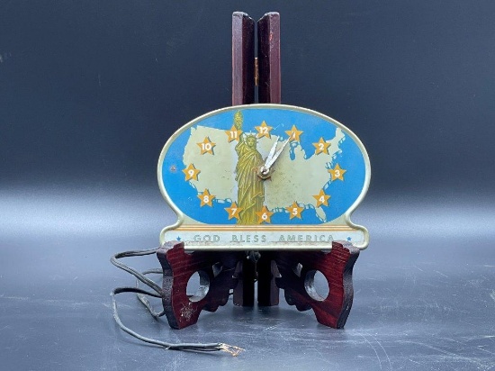 God bless america clock