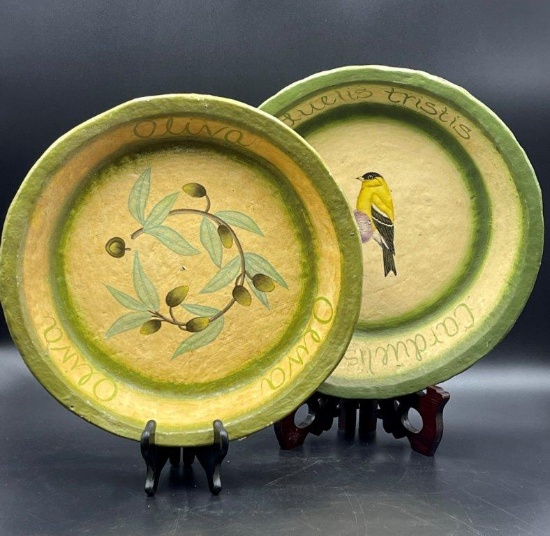 Paper Mache Platters