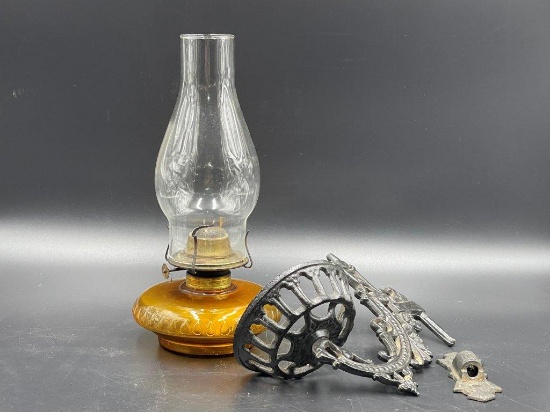 Wall Mount Oil Lamp