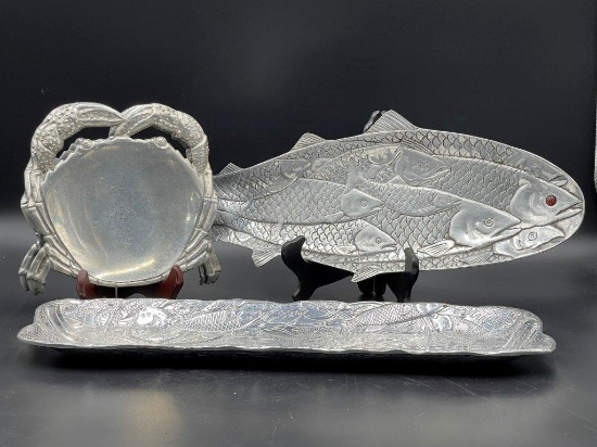Silver trays