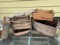 Crates and Wood ladder