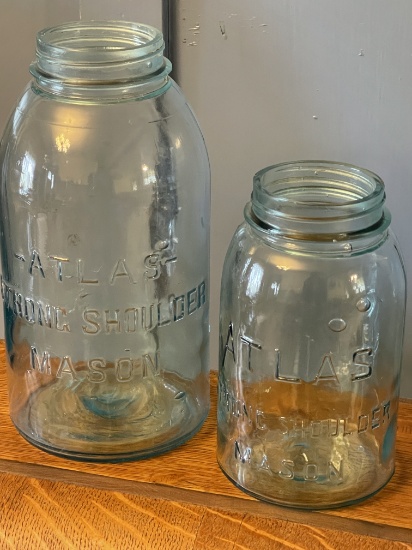 Antique atlas jars