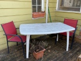Patio Table and Two Chairs