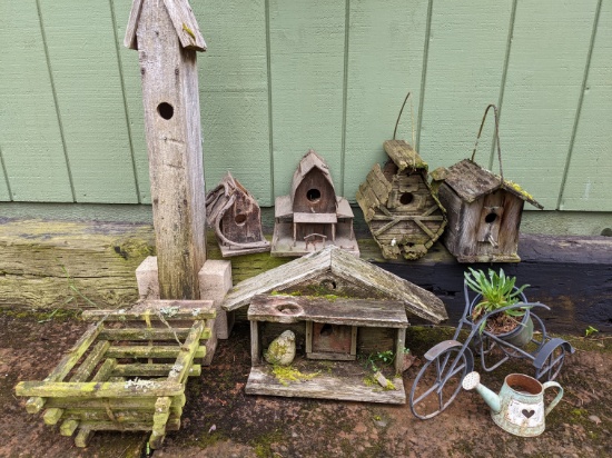 Birdhouse Planter Lot