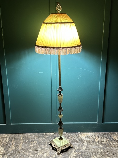 Akro Agate Deco Floor Lamp c. 1930