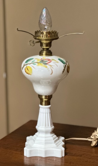 Vintage hand painted Lamp
