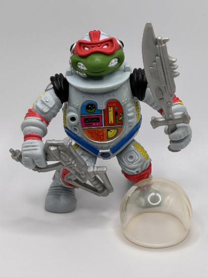 1990 TMNT/Teenage Mutant Ninja Turtles Raph the Space Cadet Action Figure