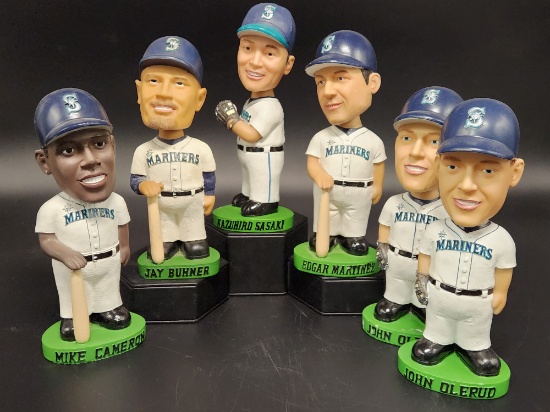 Assorted Seattle Mariners Bobbleheads