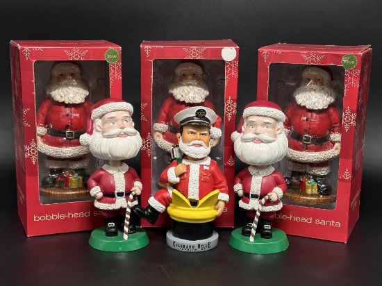 Assorted Christmas Bobbleheads