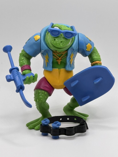 1989 TMNT/Teenage Mutant Ninja Turtles Genghis Frog Action Figure