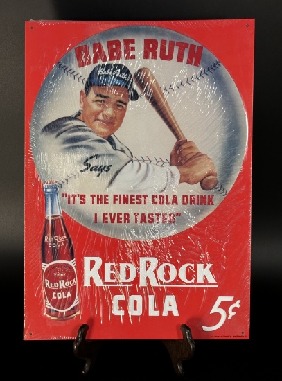 Babe Ruth / Red Rock Cola Sign