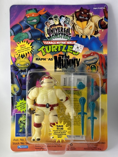 1993 TMNT/Teenage Mutant Ninja Turtles Playmates Raph as The Mummy Action Figure