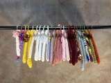 Hand Crocheted/Knitted Wooden Hangers