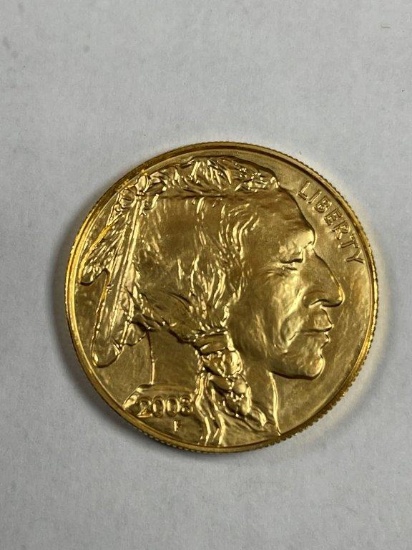 2008   U.S. $50 GOLD  Buffalo Coin