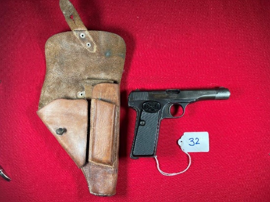 FN (Browning)   1922   Serial# 49226   Pistol   9mm Short