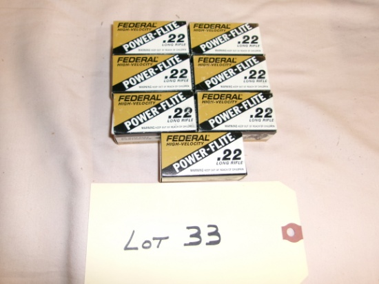Federal 22 Cal Shells 7- Full Boxes