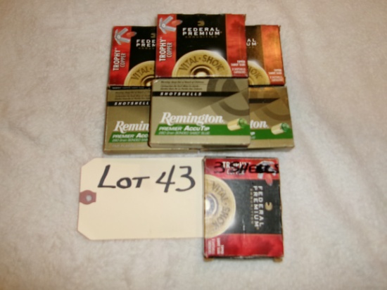 Remmington 20Ga 2 3/4 Shells 3- Full Boxes Federal 20 Ga 3 Shells 3 Full Boxes + 3 Shells