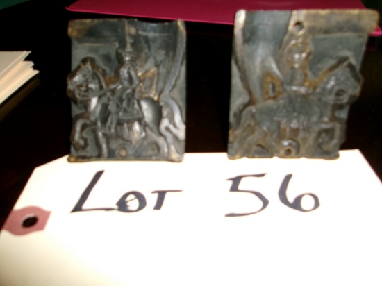 Lead Mold Calveray on a Horse