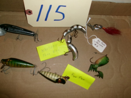 Al Foss, Paw Paw, Fred Arbogast Lures