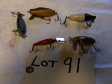 Wooden Glass Eye Lures