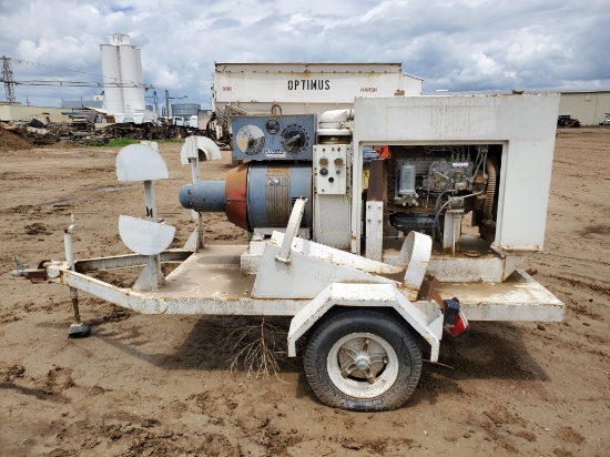 Lincoln Welder (Towable) Model SAE 400 with 4 Cylinder Diesel Engine