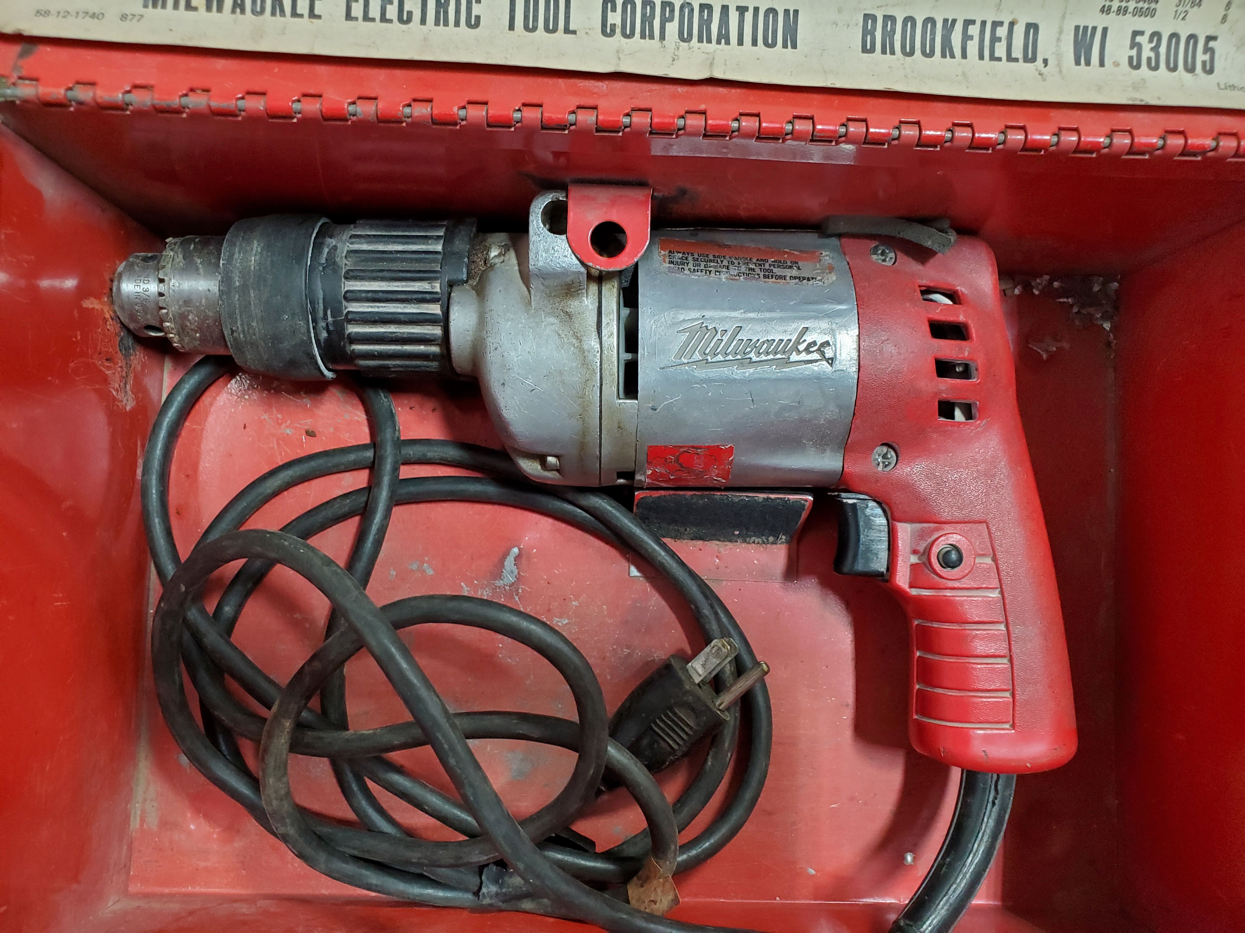 Vintage Milwaukee Hammer Drill Proxibid