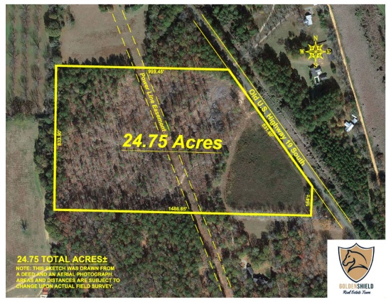 25  Acres  Old Hwy 19 S Road Schley County, Georgia  Parcel Number: 25301610004