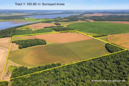 Tract 1 160.95 Surveyed Acres