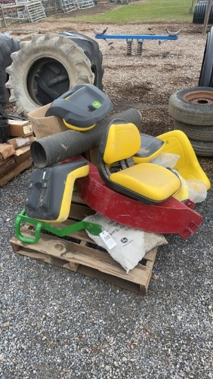 Pallet Of Jd Seats And Bumpers