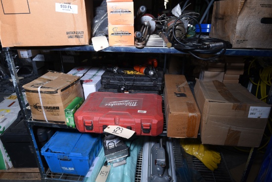 Shelf of Misc. Tools, Valve, Nails
