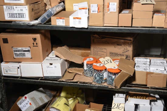 Shelf of Hardware, Lighting, Misc