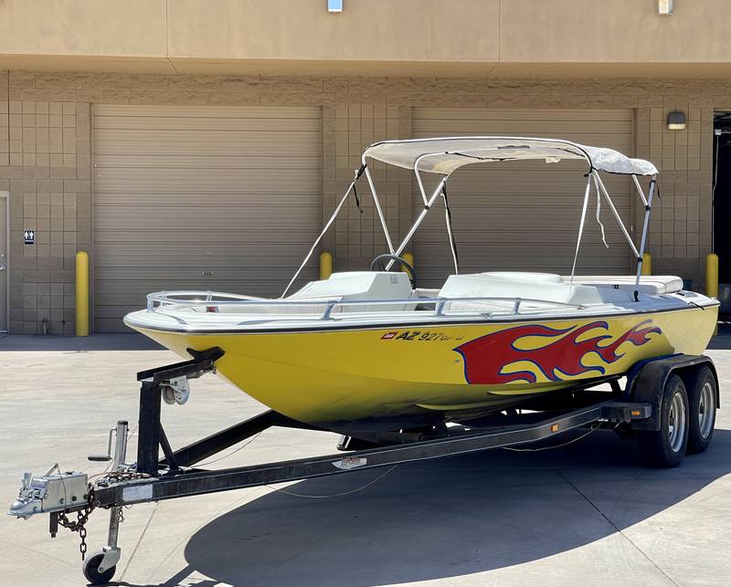 1985 VIP Kona 20ft Boat with Tandem Axle Trailer Proxibid