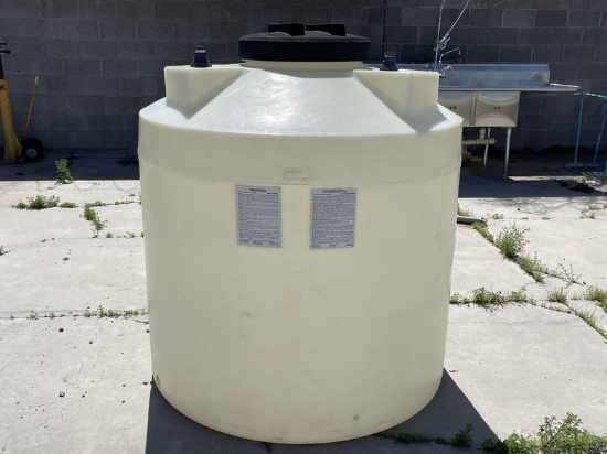 Poly Processing Vertical Storage Tank -No Reserve-