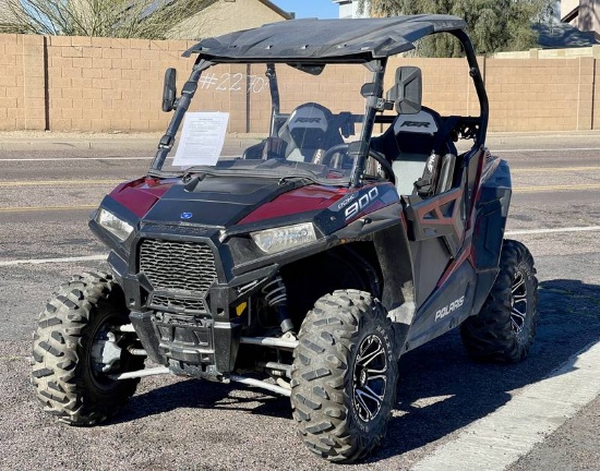 2015 Polaris RZR 900 EPS Trail 2 Door Side by Side