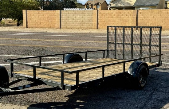 2024 Primo 14ft Single Axle Trailer with Ramp Gate