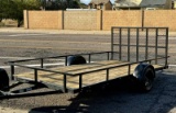 2024 Primo 14ft Single Axle Trailer with Ramp Gate