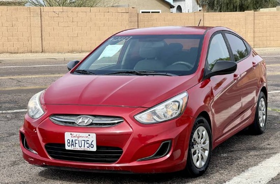 2017 Hyundai Accent 4 Door Sedan
